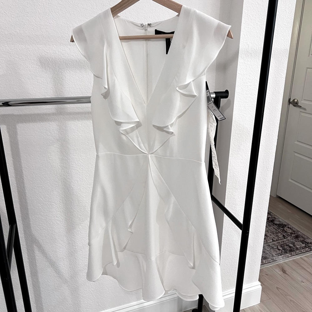 BCBG Tyrah white dress